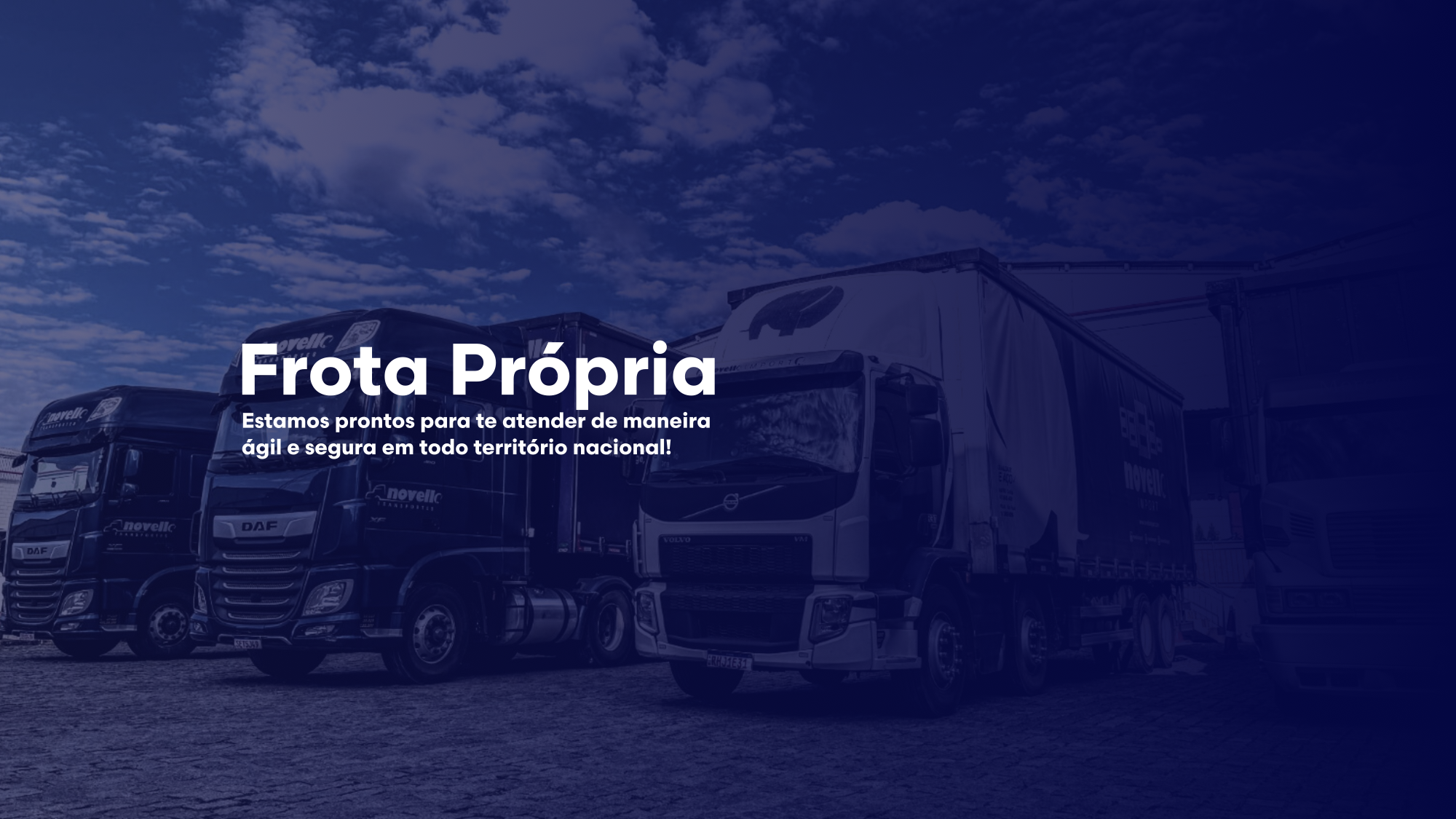 Frota Própria | Frete Novello