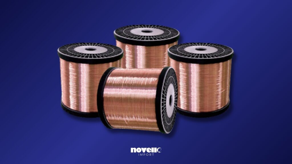 fio de aluminio ou cobre